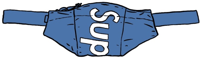 Supreme Waterproof Reflective Speckled Waist Bag Royal Supreme Waterproof Reflective Speckled Waist Bag Royal