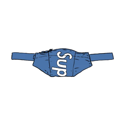 Supreme Waterproof Reflective Speckled Waist Bag Royal