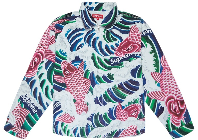 supreme-waves-work-jacket-multicolor