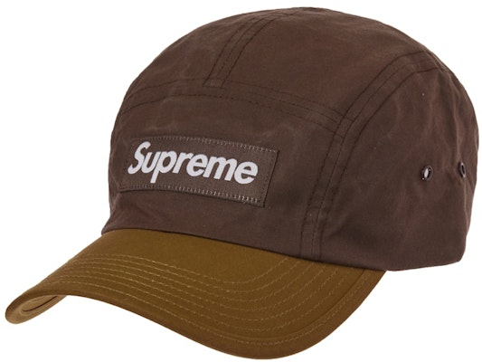 Supreme Topi Kamp Kapas Waxed Coklat Buy Supreme Topi Kamp Kapas Waxed Coklat