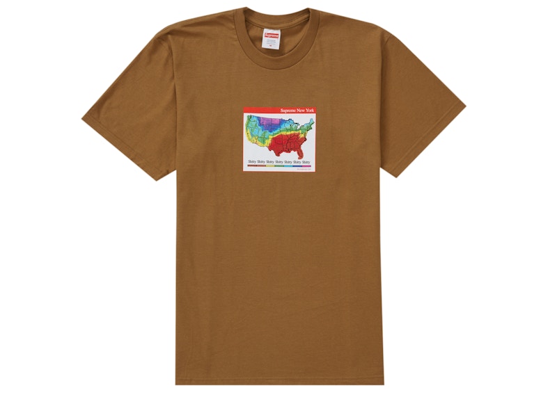Supreme Weather Tee Brown