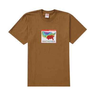 Supreme Weather Tee Brown