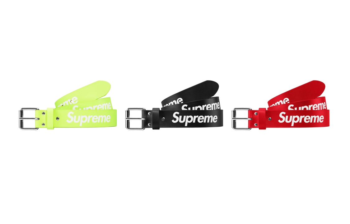 Lookbook Supreme ウィーク9 レザーベルト ユニセックス カップルスタイル SUP-SS23-2244