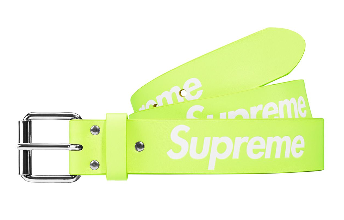 Shop Supreme ウィーク9 レザーベルト ユニセックス カップルスタイル SUP-SS23-2244
