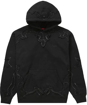 Supreme Western Cut Out Hooded Sweatshirt Hitam Buy Supreme Western Cut Out Hooded Sweatshirt Hitam