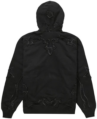 Supreme Western Cut Out Hooded Sweatshirt Hitam Order Supreme Western Cut Out Hooded Sweatshirt Hitam