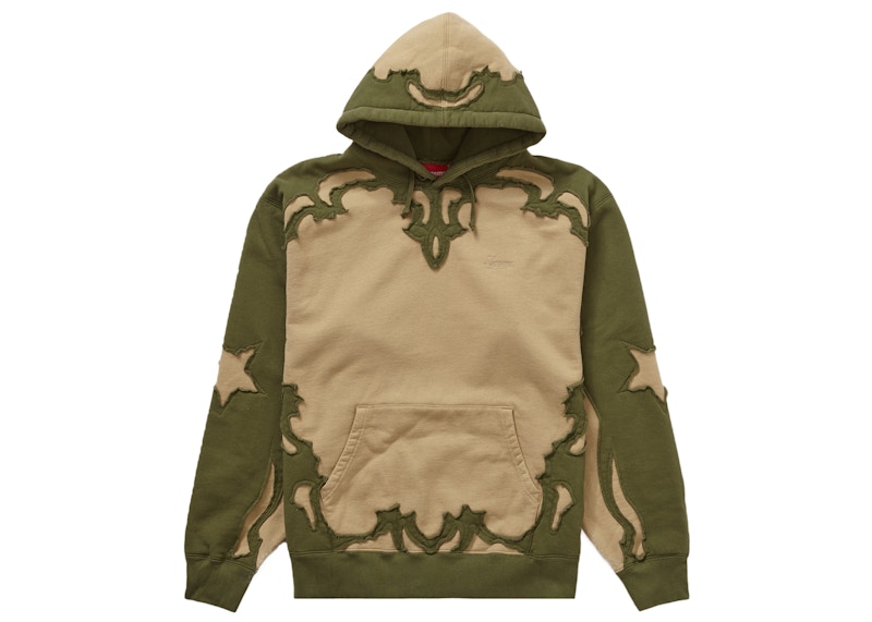 Buy Sudadera con Capucha Supreme Western Cut Out Color Marrón Oscuro.