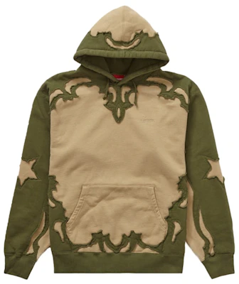 Sudadera con Capucha Supreme Western Cut Out Color Marrón Oscuro. Buy Sudadera con Capucha Supreme Western Cut Out Color Marrón Oscuro.