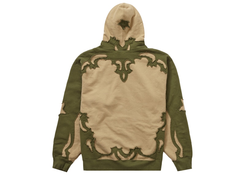 Order Sudadera con Capucha Supreme Western Cut Out Color Marrón Oscuro.