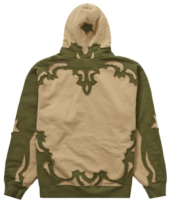 Sudadera con Capucha Supreme Western Cut Out Color Marrón Oscuro. Order Sudadera con Capucha Supreme Western Cut Out Color Marrón Oscuro.
