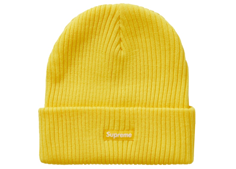Buy Supreme Gorro de Punto Ancho Amarillo
