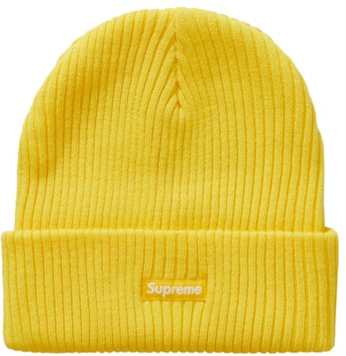 Supreme 宽罗纹针织帽 黄色 Buy Supreme 宽罗纹针织帽 黄色