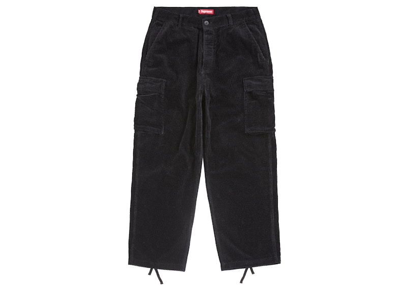 Supreme Wide Wale Corduroy Cargo Pant (FW24) Black