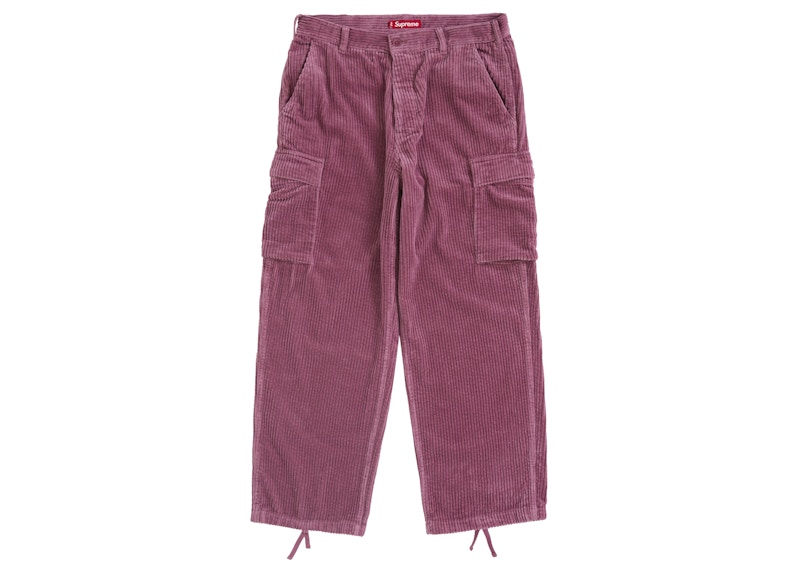 Supreme Wide Wale Corduroy Cargo Pant (FW24) Dusty Pink