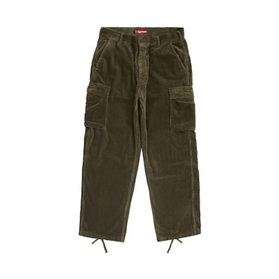 Supreme Wide Wale Corduroy Cargo Pant (FW24) Olive