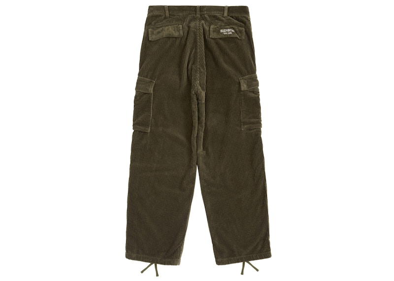 Supreme Wide Wale Corduroy Cargo Pant (FW24) Olive 圖 2