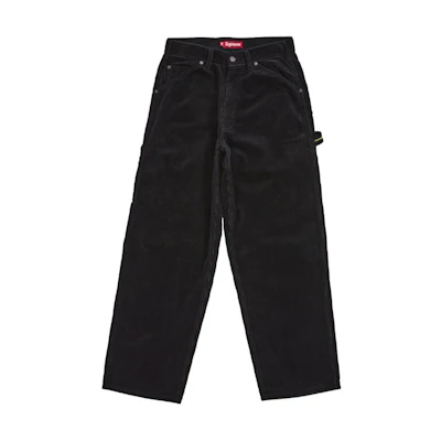 Supreme Wide Wale Corduroy Painter Pant Black