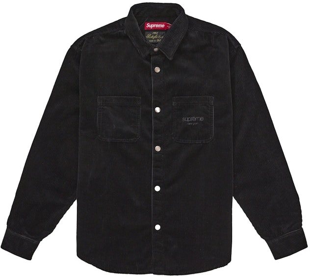 supreme-wide-wale-corduroy-snap-shirt-fw-25-black