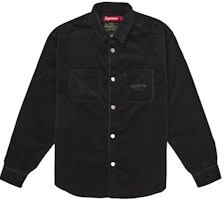 Supreme Wide Wale Corduroy Snap Shirt (FW25) Black Supreme Wide Wale Corduroy Snap Shirt (FW25) Black