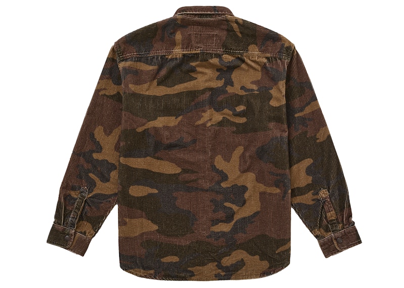 Order Supreme Camisa Snap Pana Ancha (FW25) Camuflaje Woodland