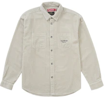 Supreme Wide Wale Corduroy Snap Shirt Natural Supreme Wide Wale Corduroy Snap Shirt Natural