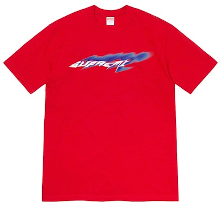Supreme Wind Tee 'Red' Buy Supreme Wind Tee 'Red'