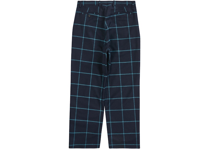 Supreme Windowpane Wool Trouser Blue Window 圖 2