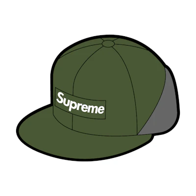 Supreme WINDSTOPPER Earflap Box Logo New Era Dark Olive