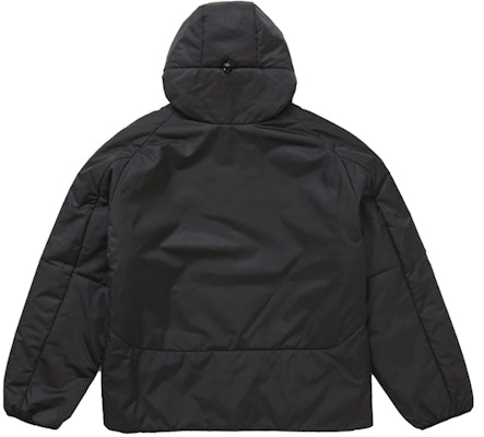 Supreme WINDSTOPPER Insulated Hooded Jacket Black Lookbook Supreme WINDSTOPPER Insulated Hooded Jacket Black