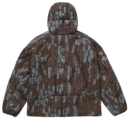 Supreme WINDSTOPPER Jaket Bertudung Berlapis Camo Mossy Oak Trebark Lookbook Supreme WINDSTOPPER Jaket Bertudung Berlapis Camo Mossy Oak Trebark