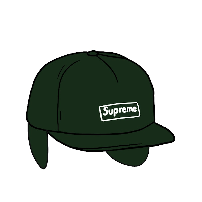 Supreme WINDSTOPPER Small Box Earflap 6-Panel Olive