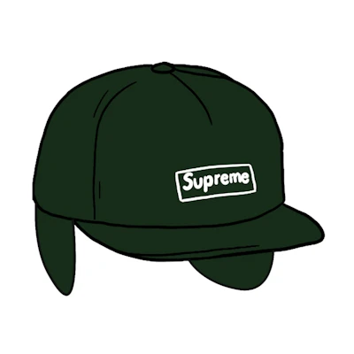 Supreme WINDSTOPPER Small Box Earflap 6-Panel Olive