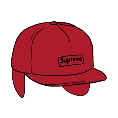 Supreme WINDSTOPPER Small Box Earflap 6-Panel Red