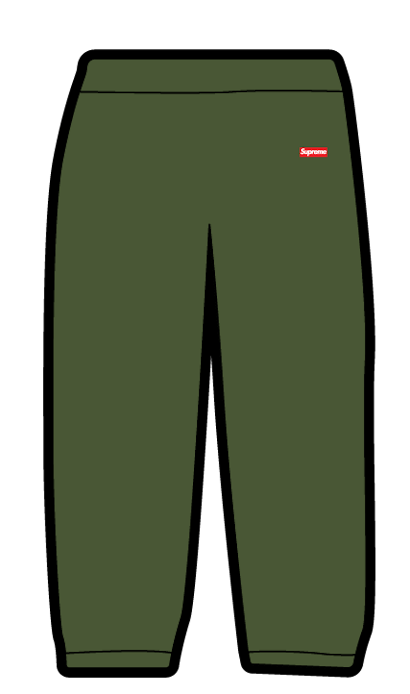 Buy Supreme 防风长裤 暗橄榄色