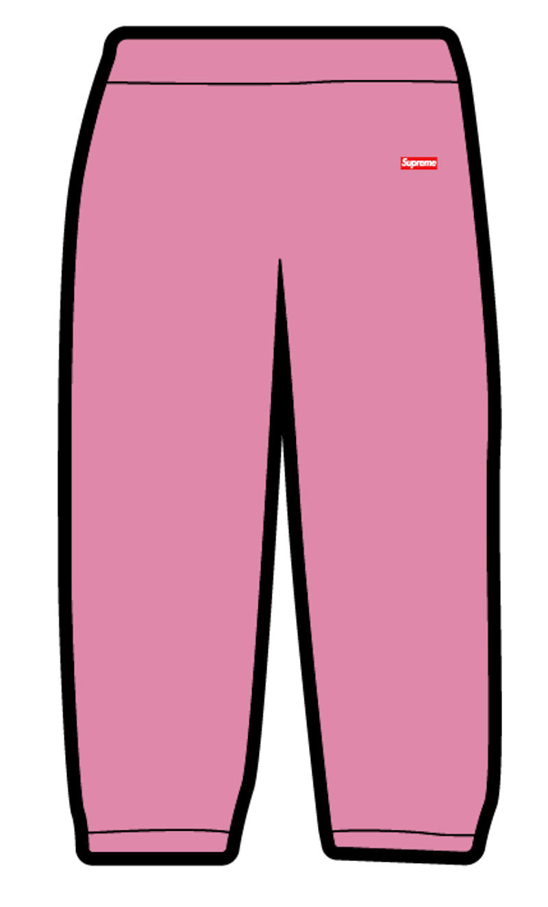 Buy Supreme WINDSTOPPER 粉色运动裤