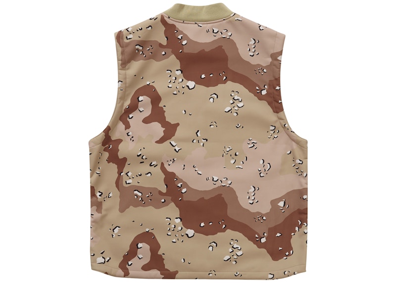 Order シュプリーム WINDSTOPPER ワークベスト チョコチップカモ
