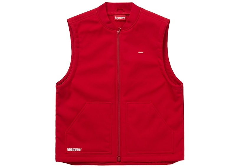 Supreme WINDSTOPPER Work Vest Red