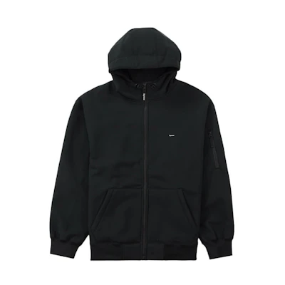 Supreme WINDSTOPPER Zip Up Hooded Sweatshirt (FW23) Black