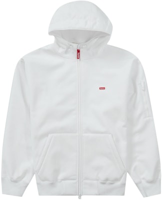 White zip 2025 up sweatshirt