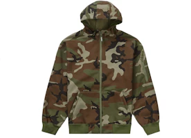 Supreme WINDSTOPPER Zip Up Hooded Sweatshirt (FW23) Woodland Camo Supreme WINDSTOPPER Zip Up Hooded Sweatshirt (FW23) Woodland Camo