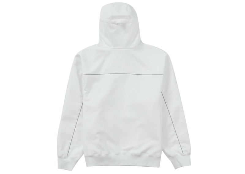 Order Supreme 风衣拉链连帽衫 (FW23) 白色