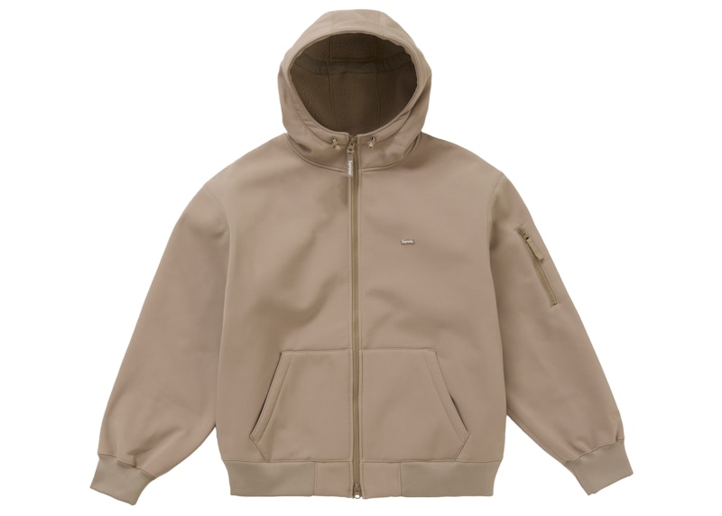 Supreme WINDSTOPPER Zip Up Hooded Sweatshirt (FW24) Taupe