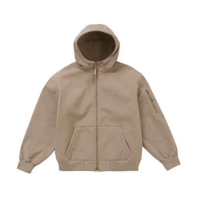 Supreme WINDSTOPPER Zip Up Hooded Sweatshirt (FW24) Taupe
