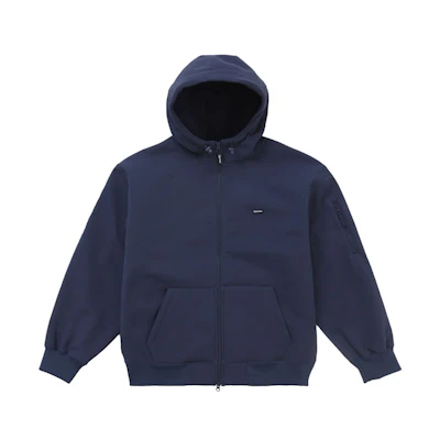 Supreme WINDSTOPPER Zip Up Hooded Sweatshirt (FW24) Navy
