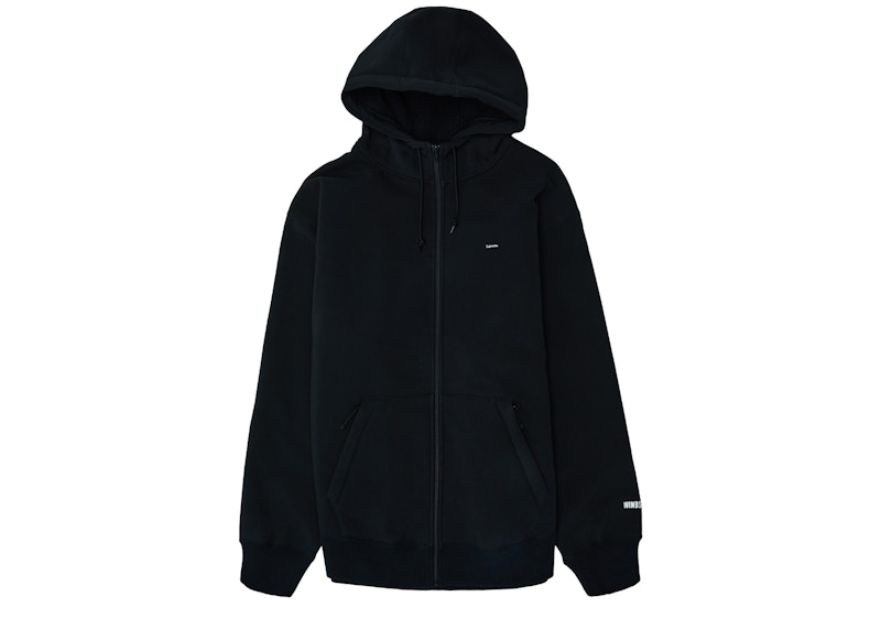 Buy Hoodie Zip Up Supreme Windstopper Hitam