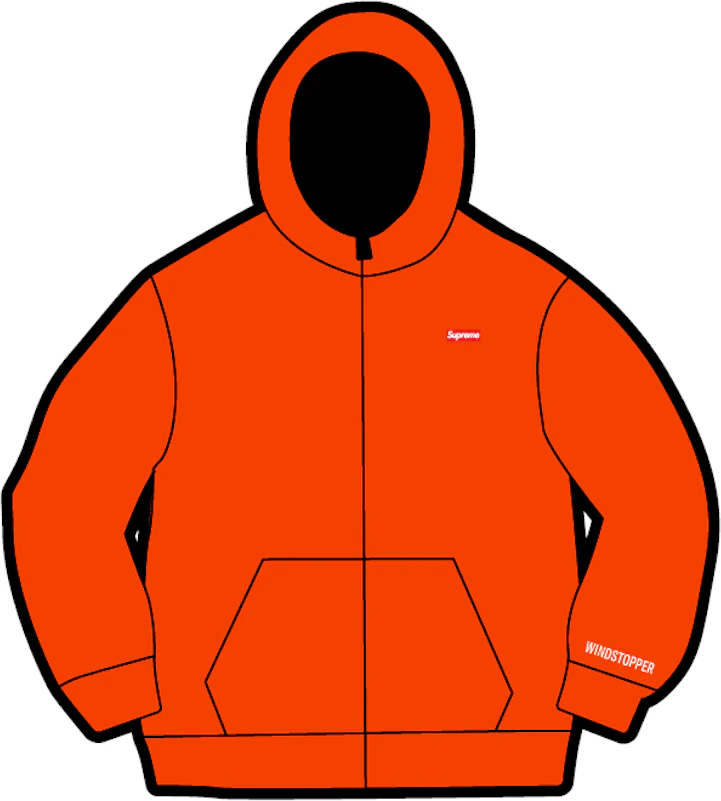 supreme-windstopper-zip-up-hooded-sweatshirt-orange