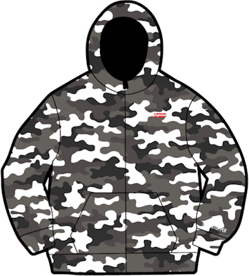 Supreme WINDSTOPPER Zip Up Hooded Sweatshirt Snow Camo Buy Supreme WINDSTOPPER Zip Up Hooded Sweatshirt Snow Camo