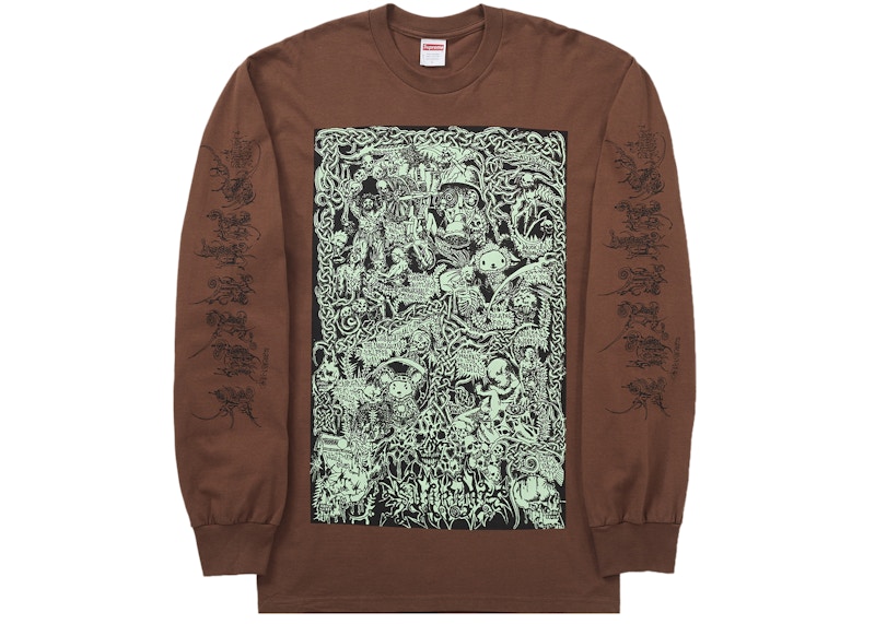 Supreme Wombat L/S Tee Brown