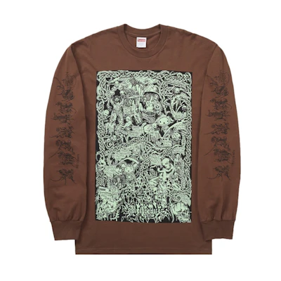 Supreme Wombat L/S Tee Brown