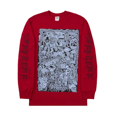 Supreme Wombat L/S Tee Red